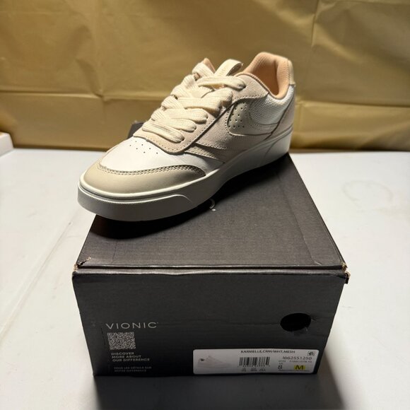 Vionic Karmelle Women's Leather Lifestyle Casual Sneakers Size 8 - Picture 6 of 7